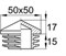 Заглушка 50х50 71183